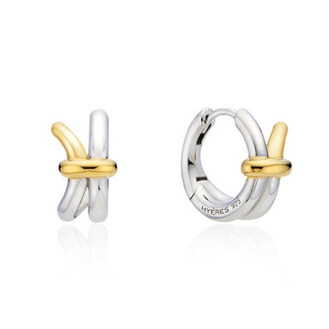 Aceh Silver (C) Edge One Touch Earrings